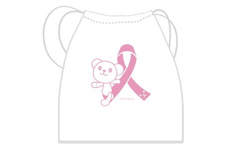 Sony Pink Ribbon完賽好禮 - MOMO熊束口袋